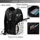 thumbnail image 4 of Fotbe Buffalo Plaid Christmas Trees Mochila con Estampado y Puerto USB para Hombre y Mujer, Mochila Antirrobo, Mochila de Viaje, Mochila Escolar, Mochila Universitaria, 4 of 7