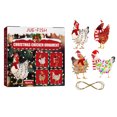 thumbnail image 6 of Cheer US 8Pcs Funny Acrylic Christmas Chicken Ornament Set, Christmas Chicken Ornaments, Christmas Tree Decorations Christmas Ornament, Chicken Christmas Hanging Ornaments, 6 of 8