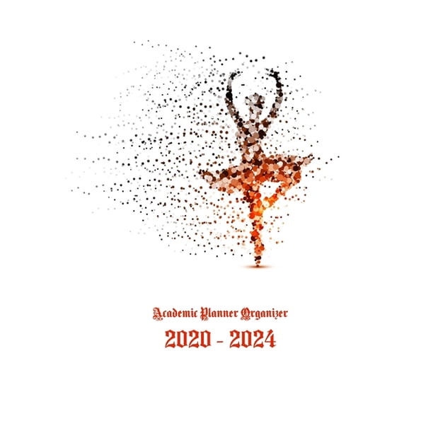 Academic Planner Organizer 2020 2024 5 Years Calendar With Us Federal Holidays 2020 2024 Monthly Planner