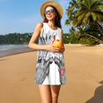 thumbnail image 3 of Xecao Robe d'Été Sans Manches avec Poches pour Femmes, Robe de Plage Décontractée, 3 of 7