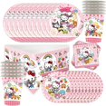 thumbnail image 4 of Decoración de fiesta de cumpleaños de Hello Kitty para niños, papel de aluminio, globo de látex, vajilla de dibujos animados, suministros para eventos, pancarta, telones de fondo, 4 of 4