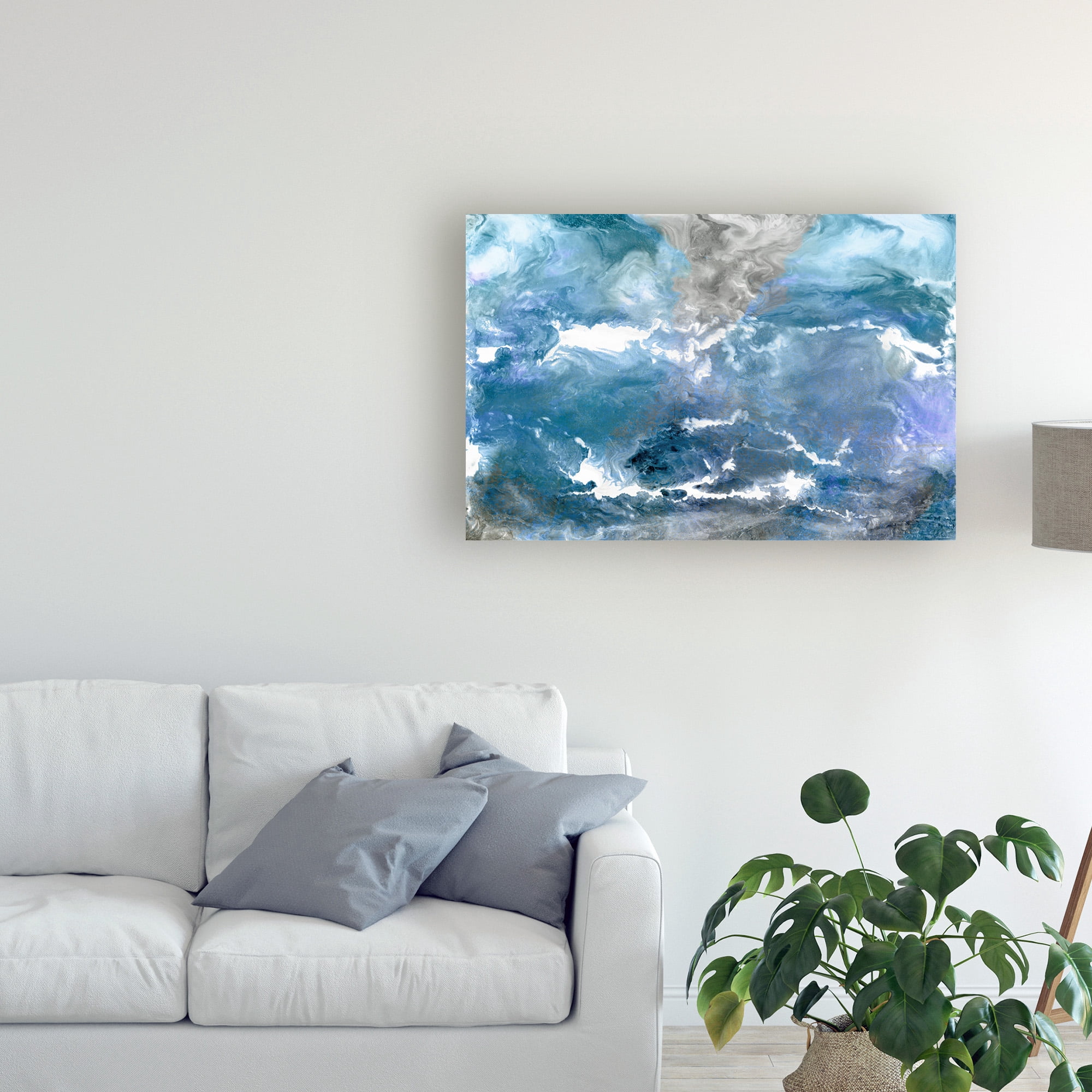 Trademark Fine Art 'Glacial View' Canvas Art by Pam Ilosky