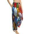 thumbnail image 2 of Balery Easter Eggs print Women's Pajama Pants,Ultra Lightweight Pjs,Lounge Pant-X-Large, 2 of 9