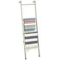 thumbnail image 6 of mDesign Metal Blanket & Towel Wall Ladder Rack for Bedroom/Bathroom, Satin, 6 of 8