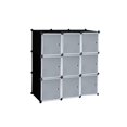thumbnail image 3 of 9 Cube Stackable Organizer Closet Storage Wardrobe Clothes Rack Shelf Cabinet US, 3 of 5