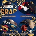 thumbnail image 4 of Pink Theme Graduation Banner Gold Decorative Grad Party Backdrop Pink Balloons Golden Stars Graduation Background for Graduation Party Graduation Ceremony Grad Photo Shoot, 4 of 9