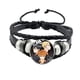 thumbnail image 5 of Pulseras de cuero para niño y Voleibol de escuela secundaria, Anime Haikyuu Brazalete con gema redonda de vidrio con estampado de dibujos animados para amigo, regalos de joyería, 5 of 5