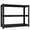 B-Black, variant on Ciphrias Aquarium Stand for 30-40 Gallon Fish Tanks, Black Metal Frame with 3-Tier Storage