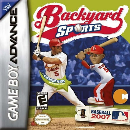 Backyard Sports: Baseball 2007 - Nintendo Gameboy Advance GBA (Best Gba Sports Games)