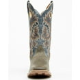 thumbnail image 4 of Laredo Men's Peete Summit Grey Leather Square Toe Western Boots 7730, 4 of 7