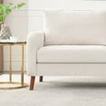 thumbnail image 4 of LONTAI 70.08" W Loveseat Sofa, Mid Century Modern Love Seat Couches for Living Room, Upholstered Sofa Couch for Bedroom, Soft Love Seats Furniture, Beige, 4 of 10