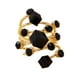 thumbnail image 1 of Anillo de diamantes de imitación Zulema negro vintage Punk, 1 of 8