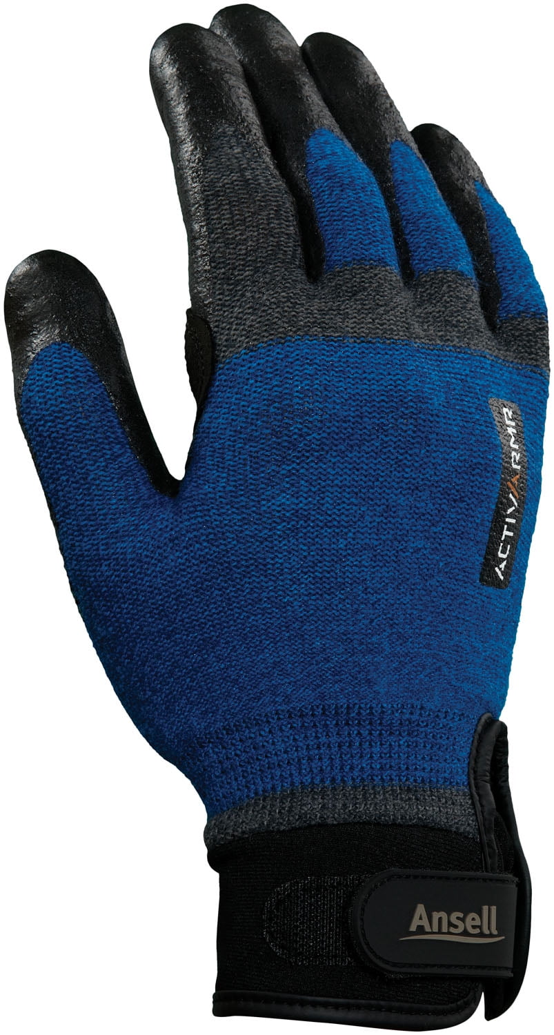 Ansell ActivArmr 97-003 Heavy Duty Laborer Glove with Kevlar XL 