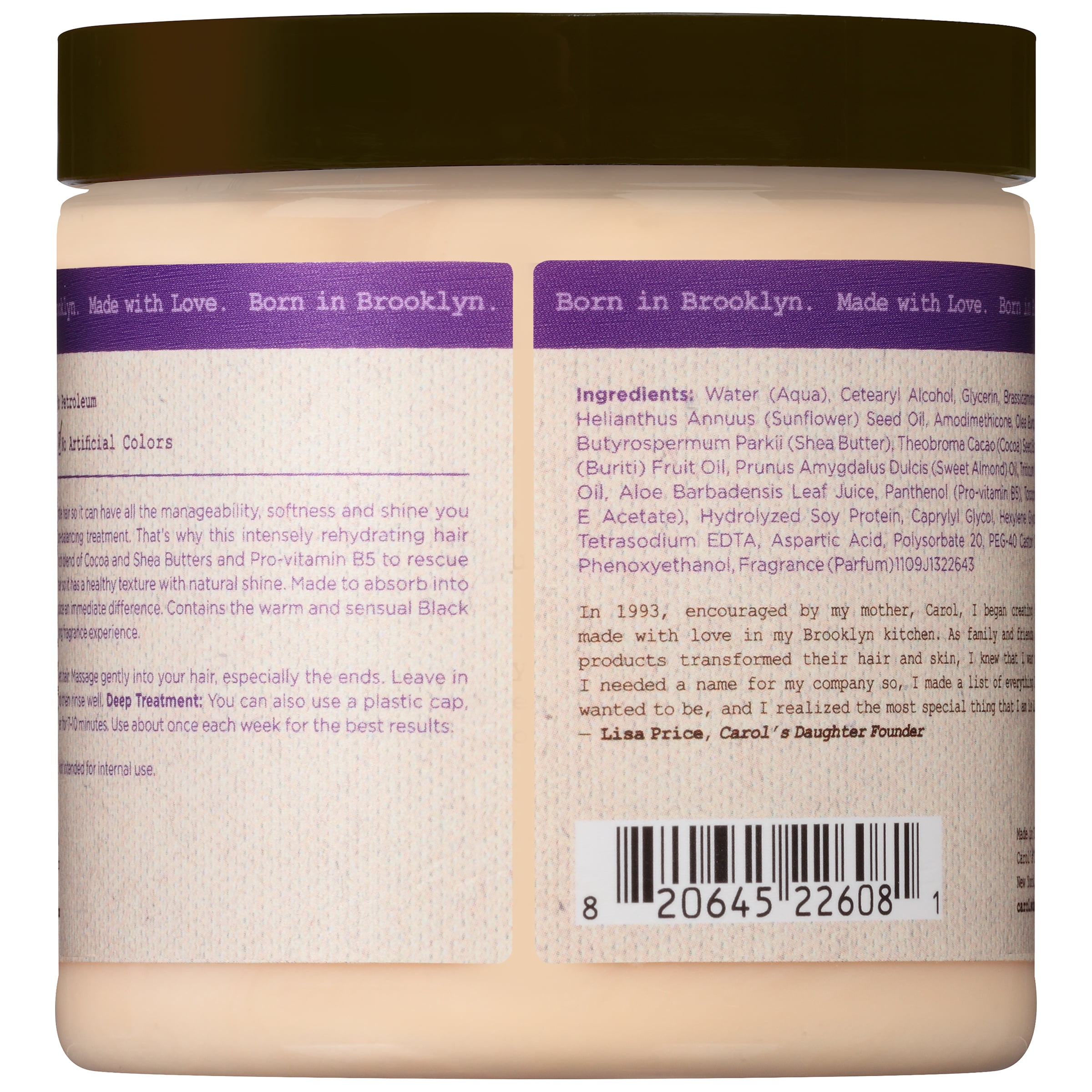 Carol S Daughter Black Vanilla Hair Smoothie For Dry And Dull Hair