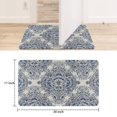 thumbnail image 6 of Bohemian Vintage Blue Flowers Door Mat Welcome Door Mat for Front Door, Home Entrance, Yard, Floor, Patio, Non Slip Spring Summer Welcome Mat Indoor Outdoor Doormat 0"*", 6 of 6