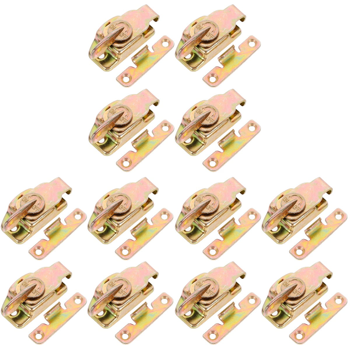 NICEXMAS 12 pcs Table Buckles Iron Table Locks Dining Table Connector