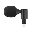 thumbnail image 2 of eccomum Mini Plug-in Smartphone Microphone Mobile Phone Mic Cardioid Pickup Type-C Plug 90° Angle Adjustable with 2pcs Windscreen for Smartphone Live Streaming Vlog Online Singing, 2 of 7