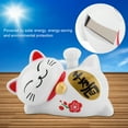 thumbnail image 2 of Fortune Cat-Solar Alimenté Adorable Paresseux Posant Faisant Signe Fortune Chanceux Accessoires de Voiture de Chat, 2 of 8