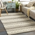 thumbnail image 2 of Surya Neutrals FLS-2301 60 x 90" Rectangle Wool Area Rug in Cream/Charcoal, 2 of 7
