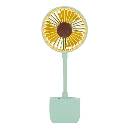 

Portable Fan Sunflower Shape Cute Design 2-speed Personal Small Hand-held Fan USB Rechargeable Suitable For Fashion Girls Women Men Indoor And Outdoor