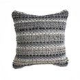 thumbnail image 1 of LR Resources PILLO07358BKGIIPL Coussin à Rabat en Tissage Gris - Noir et Gris, 1 of 4
