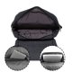 thumbnail image 4 of KAUKKO Casual Daypacks Mochilas multipropósito, Mochila al aire libre, Mochila de viaje, Mochila para computadora portátil Se adapta a 15 "(NEGRO) Kaukko KF16-NEGRO, 4 of 5