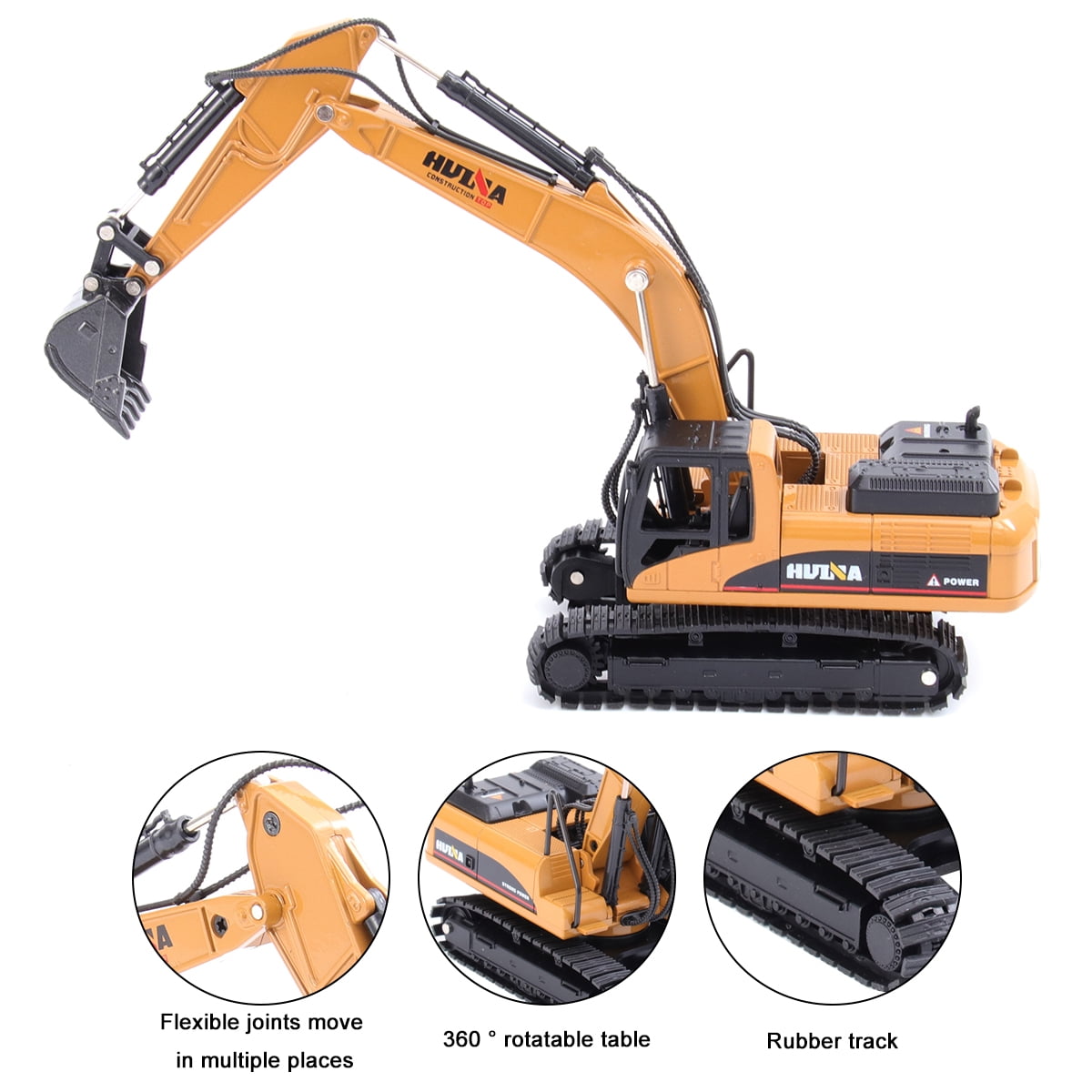 Kids Toys Metal Engineering Gifts Excavator Truck Cars Vehicle Toys for Playing