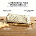 thumbnail image 2 of TACILIP Stationery Supplies, 1PC Preppy Style Polka Pencil Case Polka Pencil Pouch For Supplies, Womens Gifts, 2 of 6
