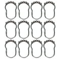 thumbnail image 4 of 30 Pcs Shower Curtain Rings Stainless Steel Shower Curtain Rings and Hooks for Bathroom Shower Curtain Rod, 4 of 8