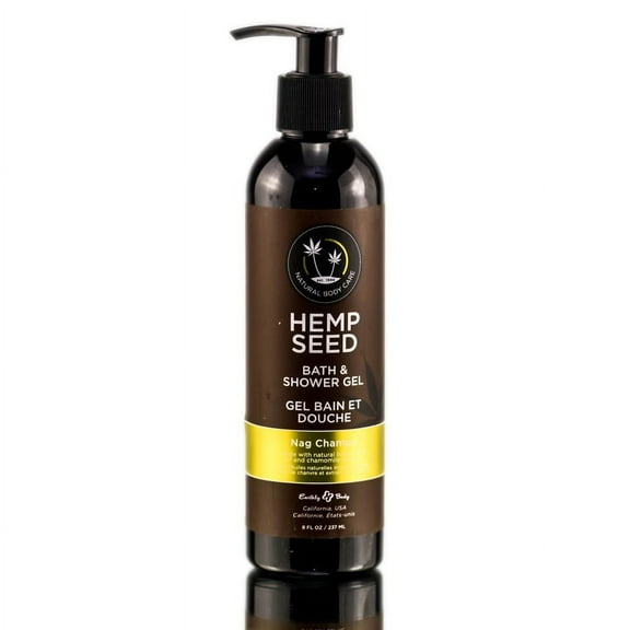 Earthly Body Hemp Seed Bath & Shower Gel ( Nag Champa - 8oz)