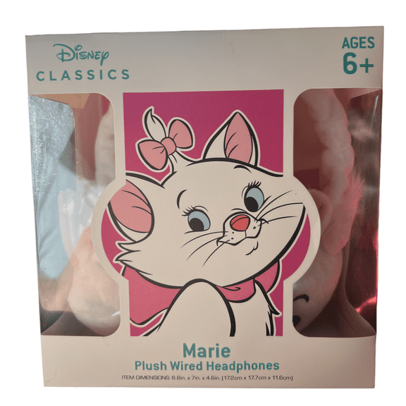 Disney Classic Marie Plush Wired Headphones