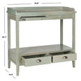 thumbnail image 4 of SAFAVIEH Peter Rustic Console with Storage Drawers, French Grey, 4 of 5