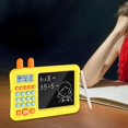 thumbnail image 1 of Juegos de matemáticas para niños electrónicos,Contadores de matemáticas electrónicos educativos,Juego de matemáticas Juguete de aprendizaje preescolar Amarillo Hugo Calculadora educativa, 1 of 10