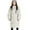 White, variant on Winter Long Puffer Jacket for Girls Heavyweight Warm Thick Fleece Lined Outerwear Casual Cozy Puffy Hooded Outdoor Coat