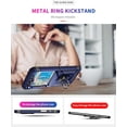 thumbnail image 4 of Flip 5 Case for Samsung Z Flip 5 Case with Ring (Military-Grade) Anti-Drop, Heavy Duty Protective Case for Galaxy Z Flip 5 Case- Blue, 4 of 12