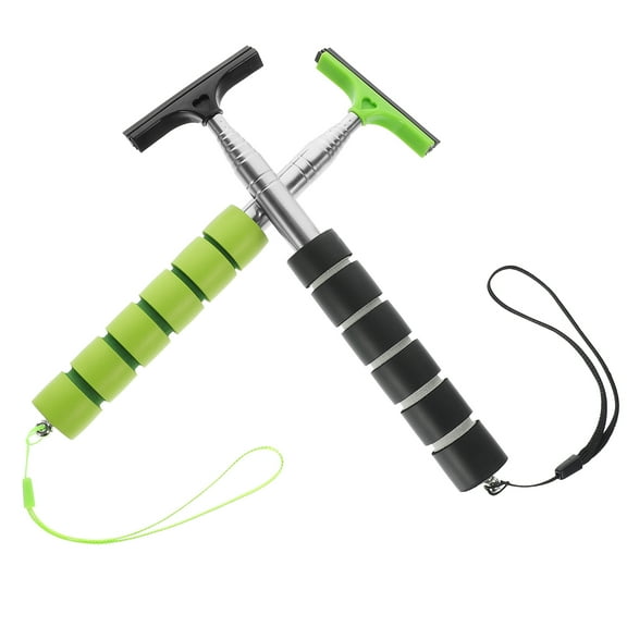 Telescopic Wipers 2 Pcs Windshield Cleaning Tool Automotive Window Squeegee Rubber Sponge