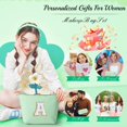 thumbnail image 5 of Regalos YOOLIFE para niñas y adolescentes: 2 neceseres de viaje | Neceser con inicial | Regalos personalizados para amigas | Neceser para el cuidado de la piel | Neceser para niñas y adolescentes | Ar, 5 of 5