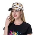 thumbnail image 2 of Baseball Cap, halloween pumpkin hat boo Trucker Hats Women Dad Hat for Workouts - Baseball hat Adjustable Size, 2 of 7
