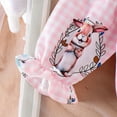 thumbnail image 7 of My First Easter Baby Girl Outfit Baby Girl Ruffles Cute Bunny Pattern Print Jumpsuit Bodysuit Baby Easter Outfit Pink 6 Months-12 Months, 7 of 7