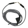 thumbnail image 1 of Gaming Headset Extension Cable, Braiding Wire Wear  Replacement Plug and Play Clear Headphone Extension Cable 6.6ft with Volume Control for A10, 1 of 8