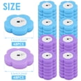 thumbnail image 2 of HKJUNFEI 96Pcs Toilet Bowl Wand Refills Practical and Convenient No Smell for Household Cleaning (Purple + Blue, 96 Pieces), 2 of 8