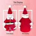 thumbnail image 3 of STHRGFHY Dog christmas costume,Pet Christmas Costumes Dog Suit with Cap Santa Claus Suit Dog Hoodies Cat Xmas Costumes,dog santa costume,dog christmas outfit(Red L), 3 of 8