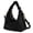 #1 - Black, variant on Small Crossbody Hobo Bag for Women Soft PU Leather Tote Handbag Clutch Purse Slouchy Trendy Everyday Shoulder Bag with Adjustable Strap - Brown