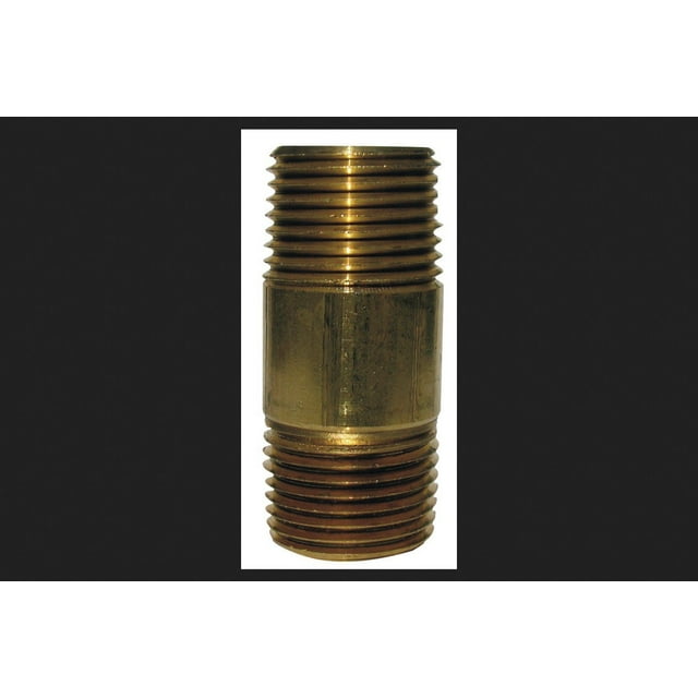 Boquilla para tubos JMF 1/4" MPT x 5 cm en latón rojo