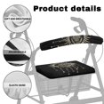 thumbnail image 5 of HELLHERO Black Gold Sun ThemeNon-Slip Cover Backrest Covers Seat Back Covers & Easy Installation Stretchable Material and Sun & Dust Protector for Seniors, 5 of 7