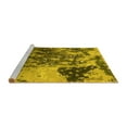 thumbnail image 2 of Ahgly Company Machine Washable Indoor Rectangle Oriental Yellow Industrial Area Rugs, 7' x 10', 2 of 4
