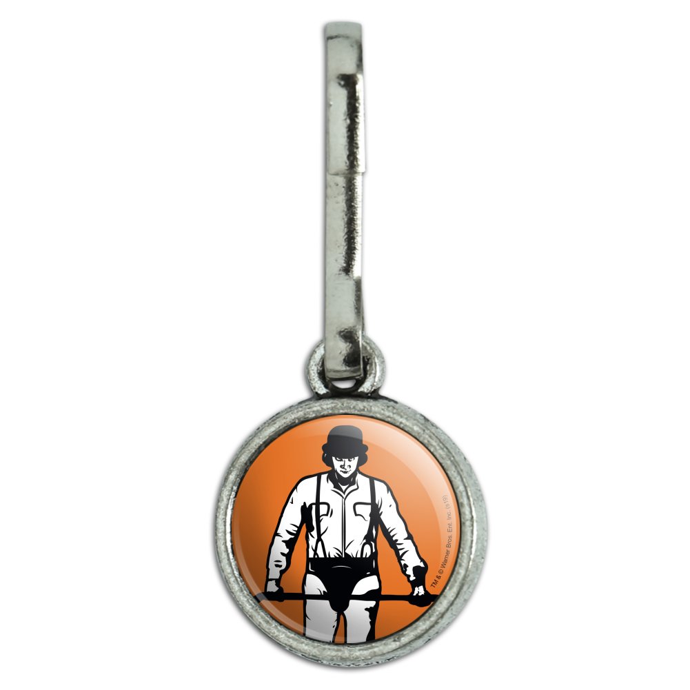 A Clockwork Orange Alex Character Antiqued Charm Clothes Purse Suitcase Backpack Zipper Pull Aid - image 1 of 5