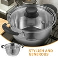 thumbnail image 3 of HONMEET Kitchen Cooking Pot Stainless Steel Round Shape 1Pack for Home Cooks, 3 of 7