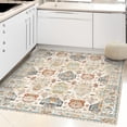 thumbnail image 5 of OldPAPA Boho Persian Area Rug - 4'x6' Washable Rugs for Living Room,Machine Washable Rug with Non-Slip,Small Rug Vintage Accent Low Pile Rug for Entryway Bedroom Bathroom Dining Door Mat, 5 of 9