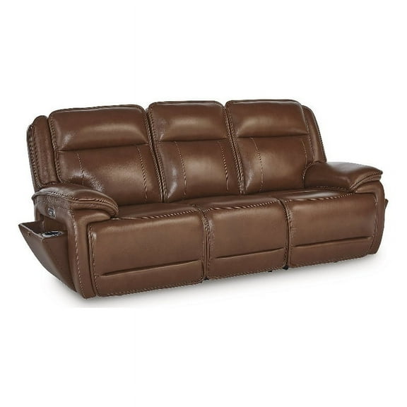 Signature Design by Ashley Healy Pier Brown Power Reclining Sofa